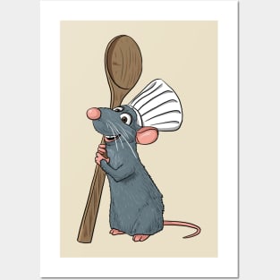 Remy the Little Chef from Ratatouille Posters and Art